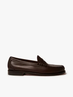 Weejuns Larson Penny Loafers Soft Chocolate Leather