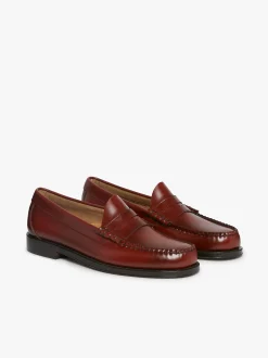 Weejuns Larson Penny Loafers Smoke Paprika Leather