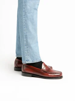 Weejuns Larson Penny Loafers Smoke Paprika Leather