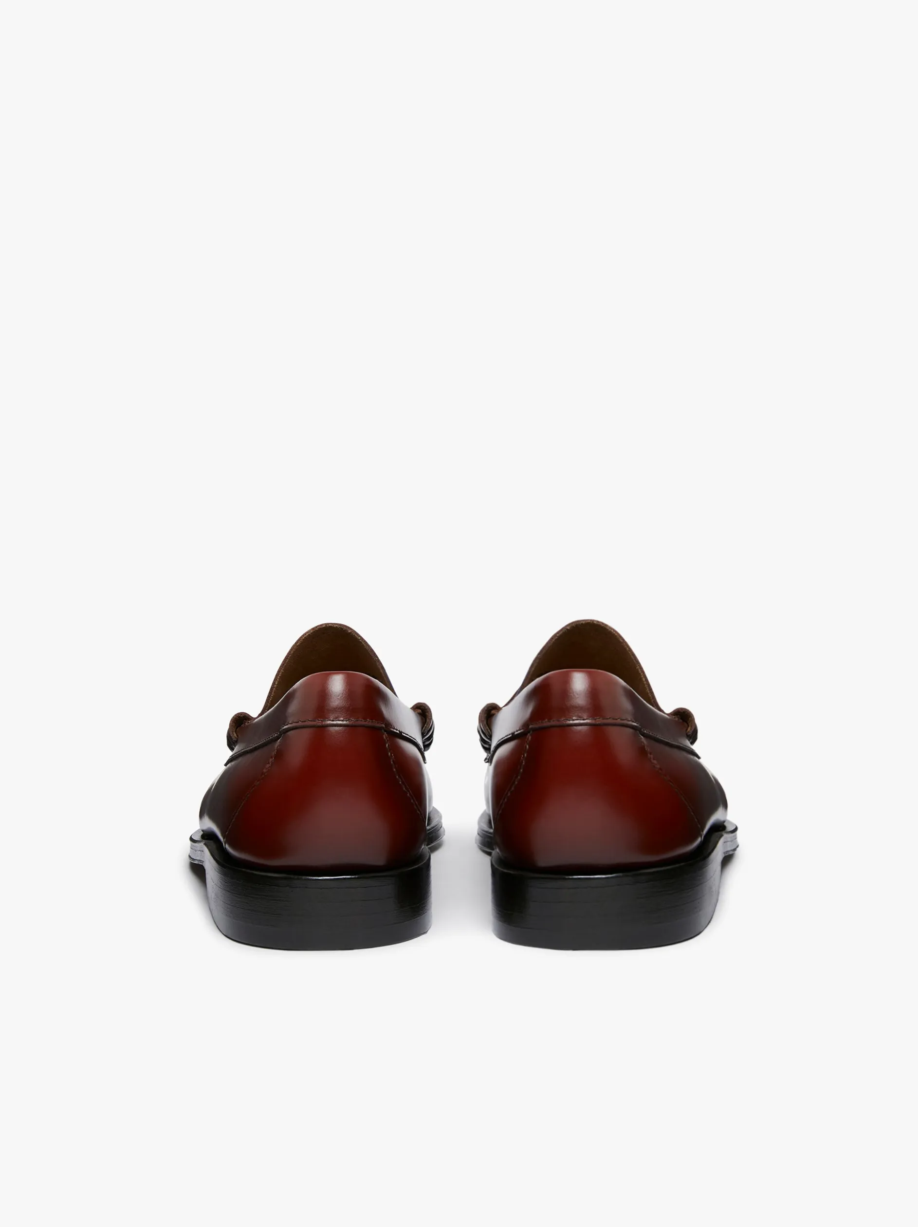 Weejuns Larson Penny Loafers Smoke Paprika Leather