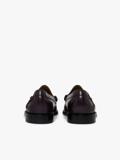 Weejuns Larson Penny Loafers Plum leather