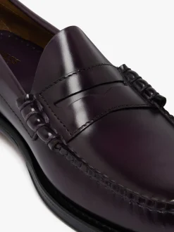 Weejuns Larson Penny Loafers Plum leather