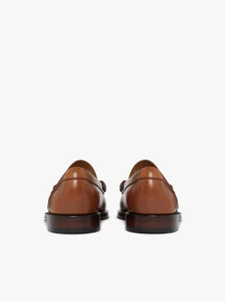 Weejuns Larson Penny Loafers Tan pull up leather