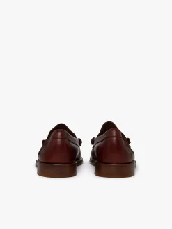 Weejuns Larson Penny Loafers Wine pull up leather