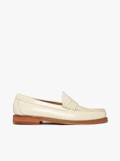 Weejuns Larson Penny Loafers Off white leather