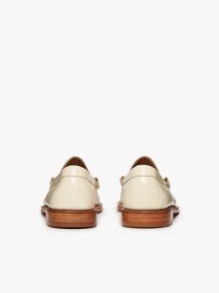 Weejuns Larson Penny Loafers Off white leather