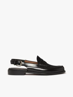 Weejuns Larson Penny Slingback Loafers black