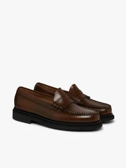 Weejuns Larson Step Penny Loafers Mid brown leather