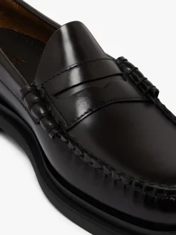 Weejuns Larson Step Penny Loafers Chocolate leather