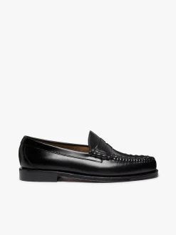 Weejuns Larson Weave Loafers Black Leather