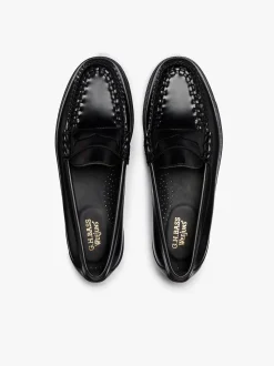 Weejuns Larson Weave Loafers Black Leather