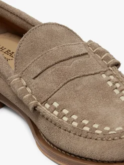 Weejuns Larson Weave Loafers Earth Suede