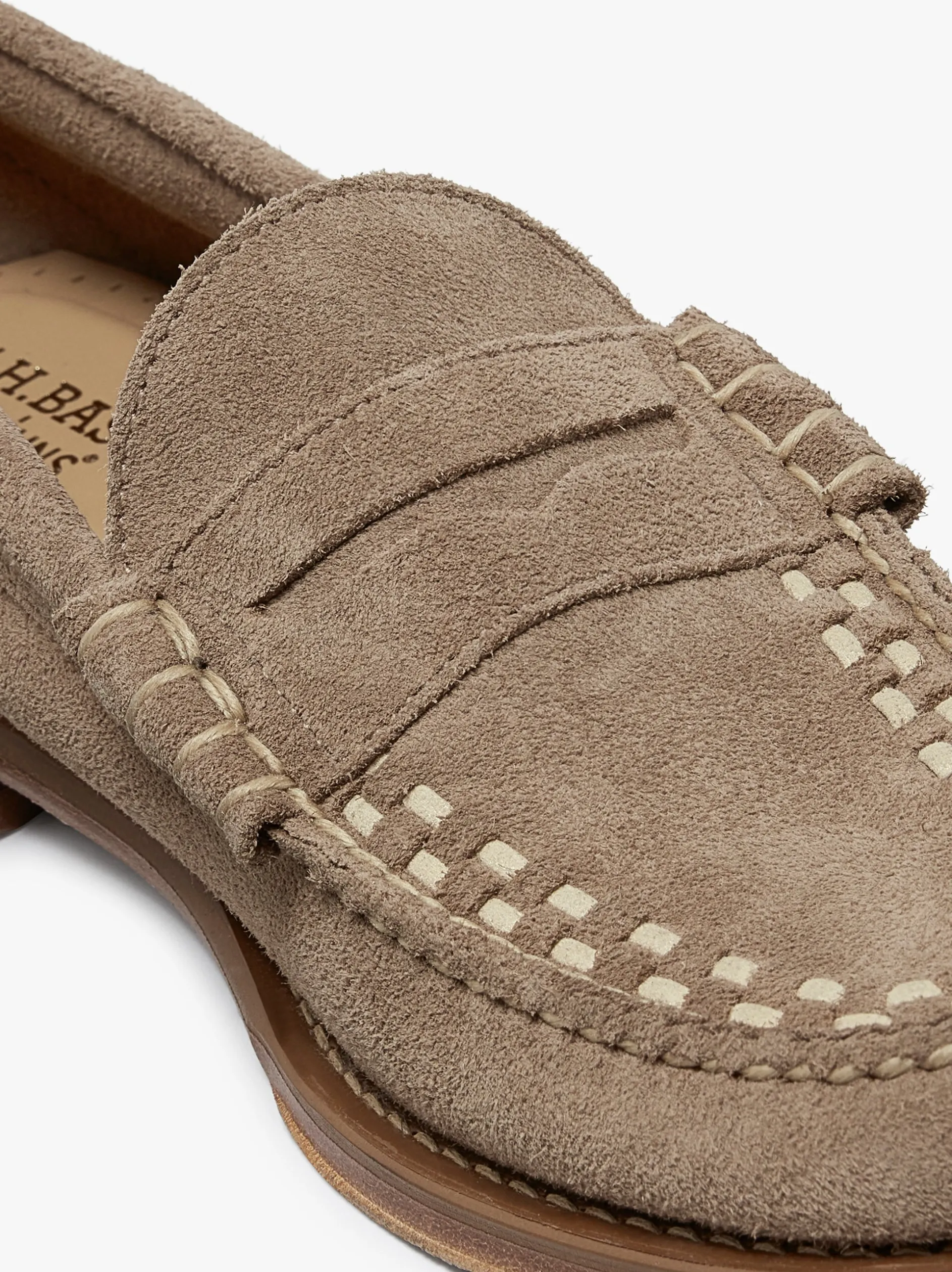 Weejuns Larson Weave Loafers Earth Suede