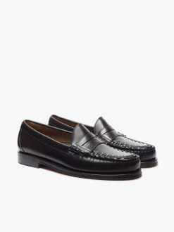 Weejuns Larson Weave Loafers Chocolate leather