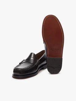 Weejuns Larson Weave Loafers Chocolate leather