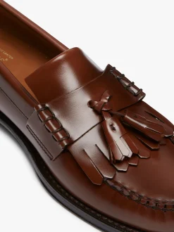 Weejuns Layton Kiltie Loafers Brown Leather