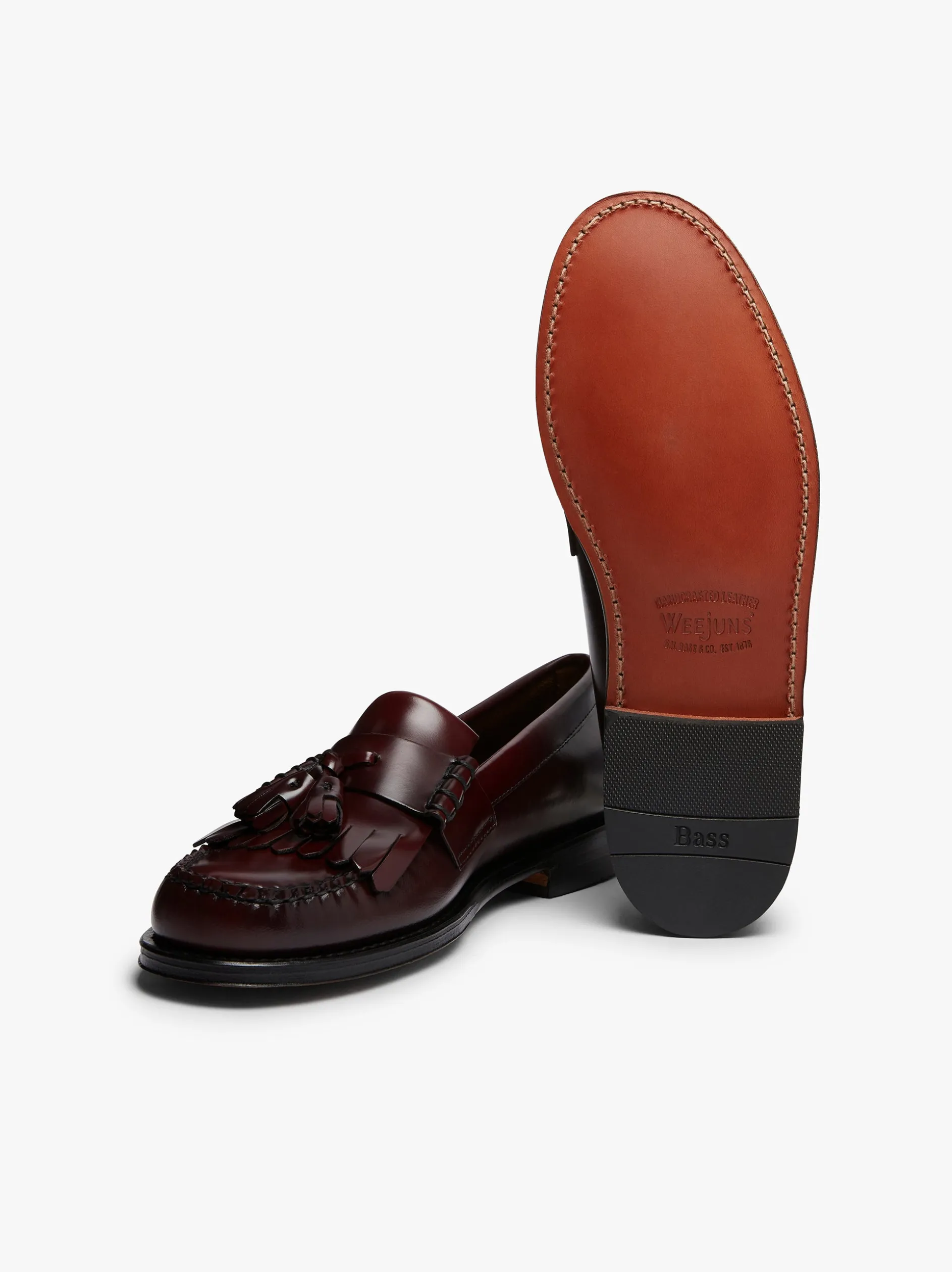 Weejuns Layton Kiltie Loafers Wine Leather