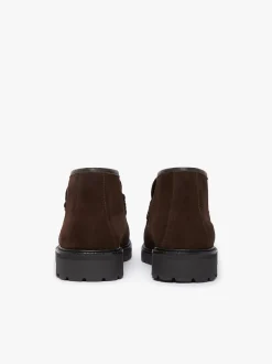Weejuns Lug Boots Chocolate Suede