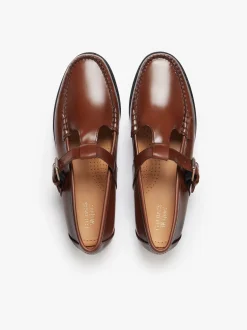 Weejuns Mary Janes Cognac Leather