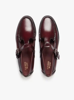 Weejuns Mary Janes Wine Leather