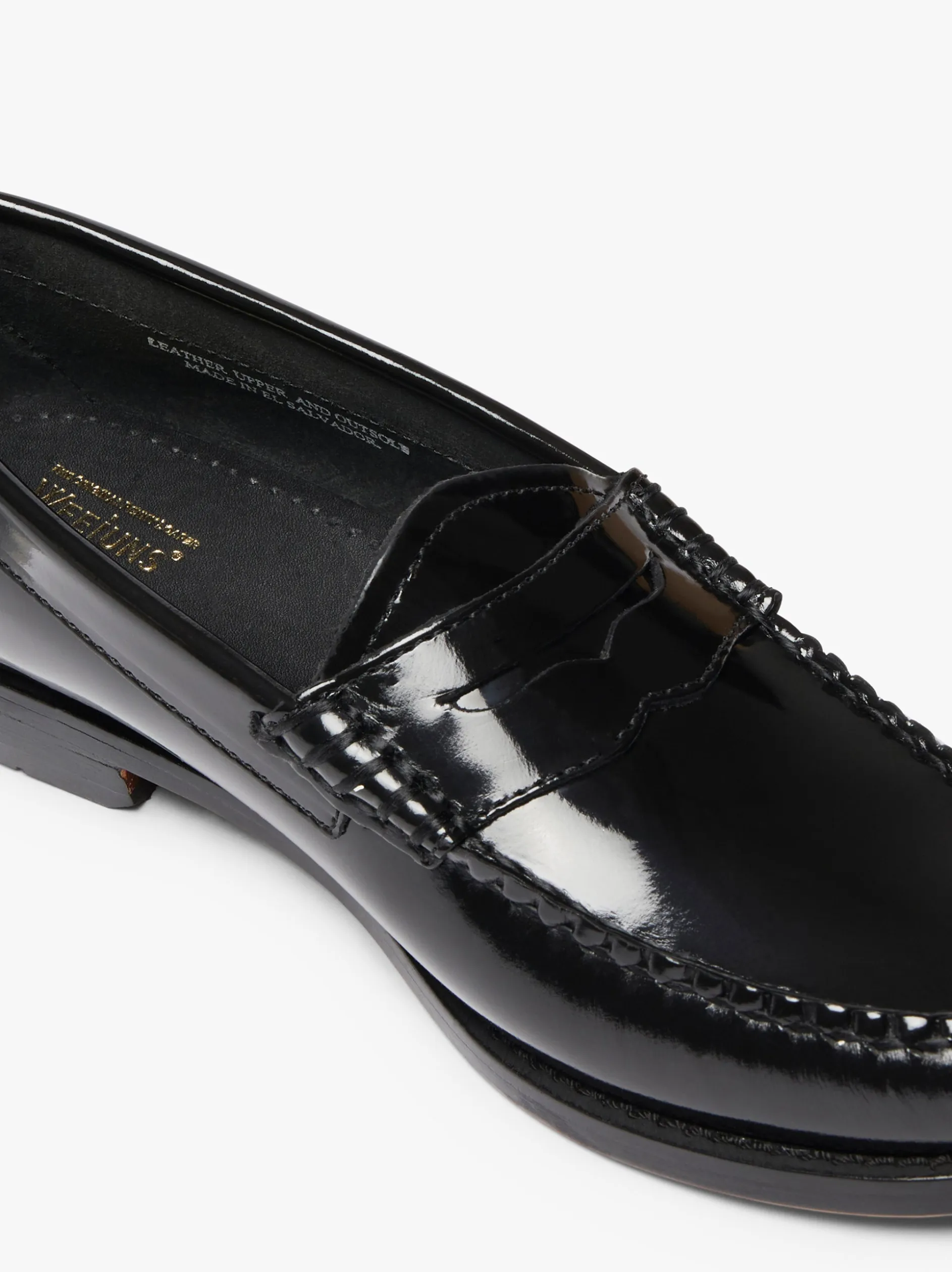 Weejuns Penny Loafers Black Patent Leather