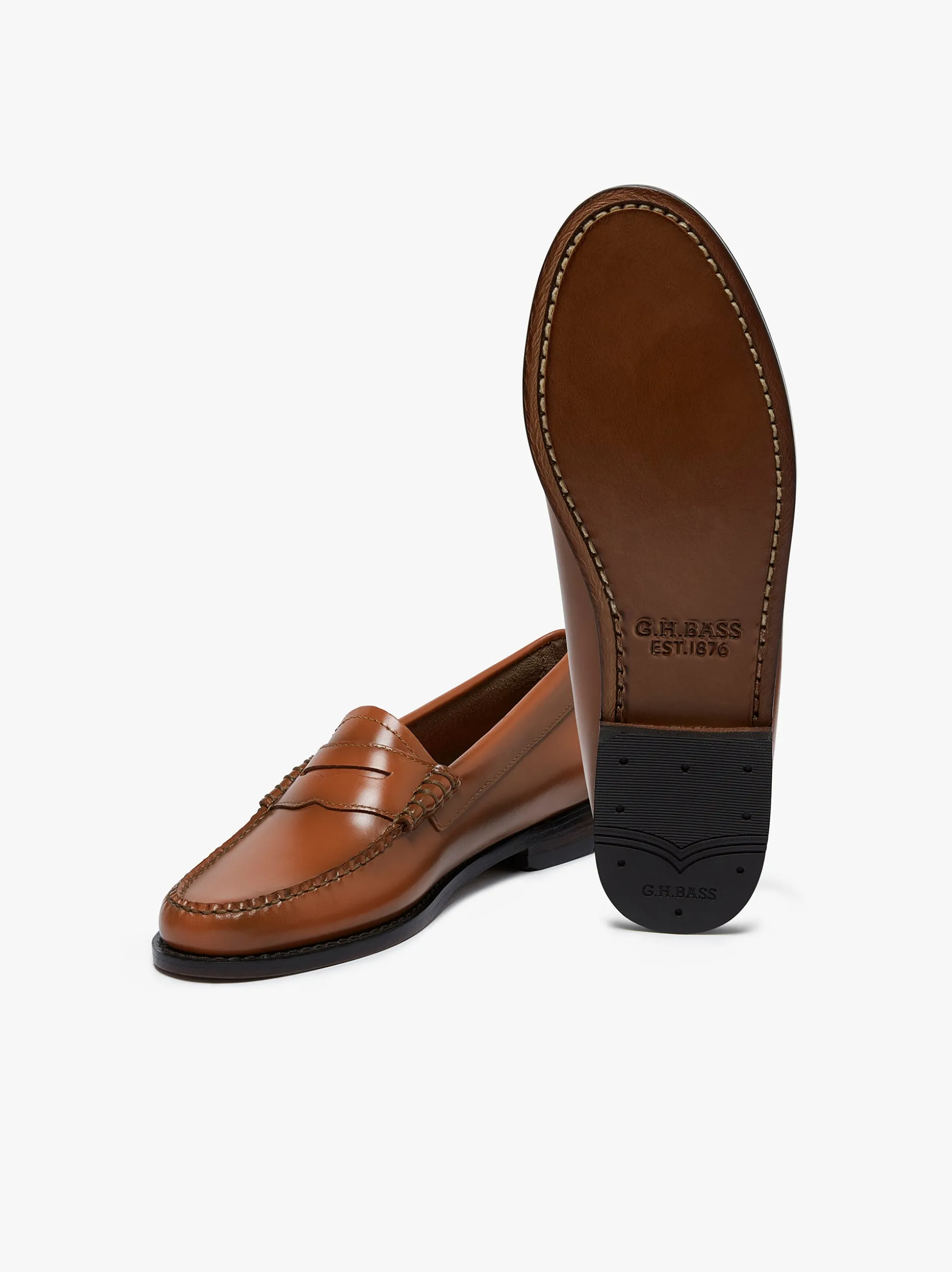 Weejuns Penny Loafers Bombay Brown Leather