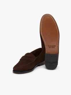 Weejuns Penny Loafers Chocolate suede