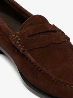 Weejuns Penny Loafers Chocolate suede
