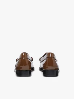 Weejuns Penny Loafers Dark Brown Patent Leather