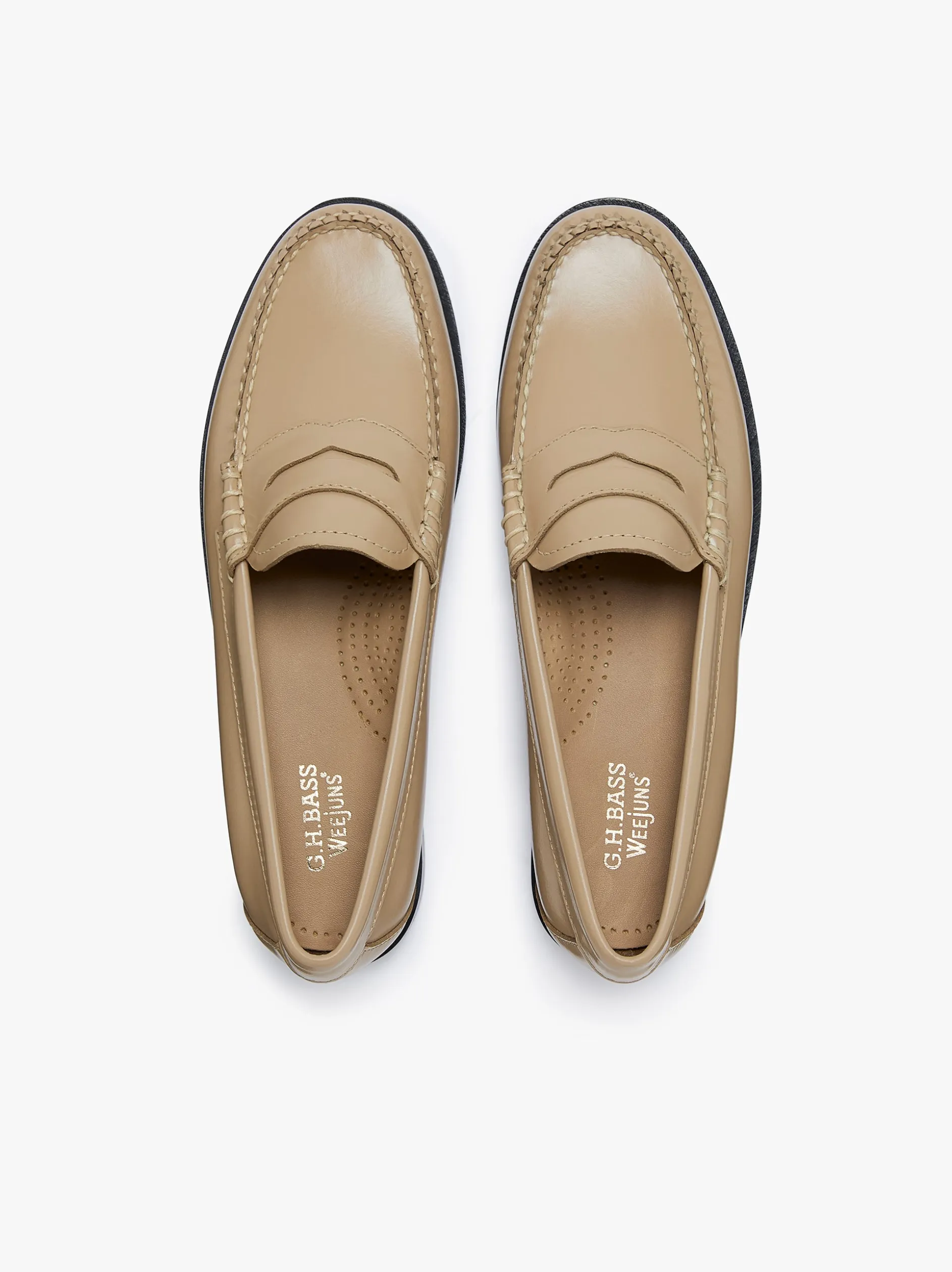 Weejuns Penny Loafers Light Tan Leather