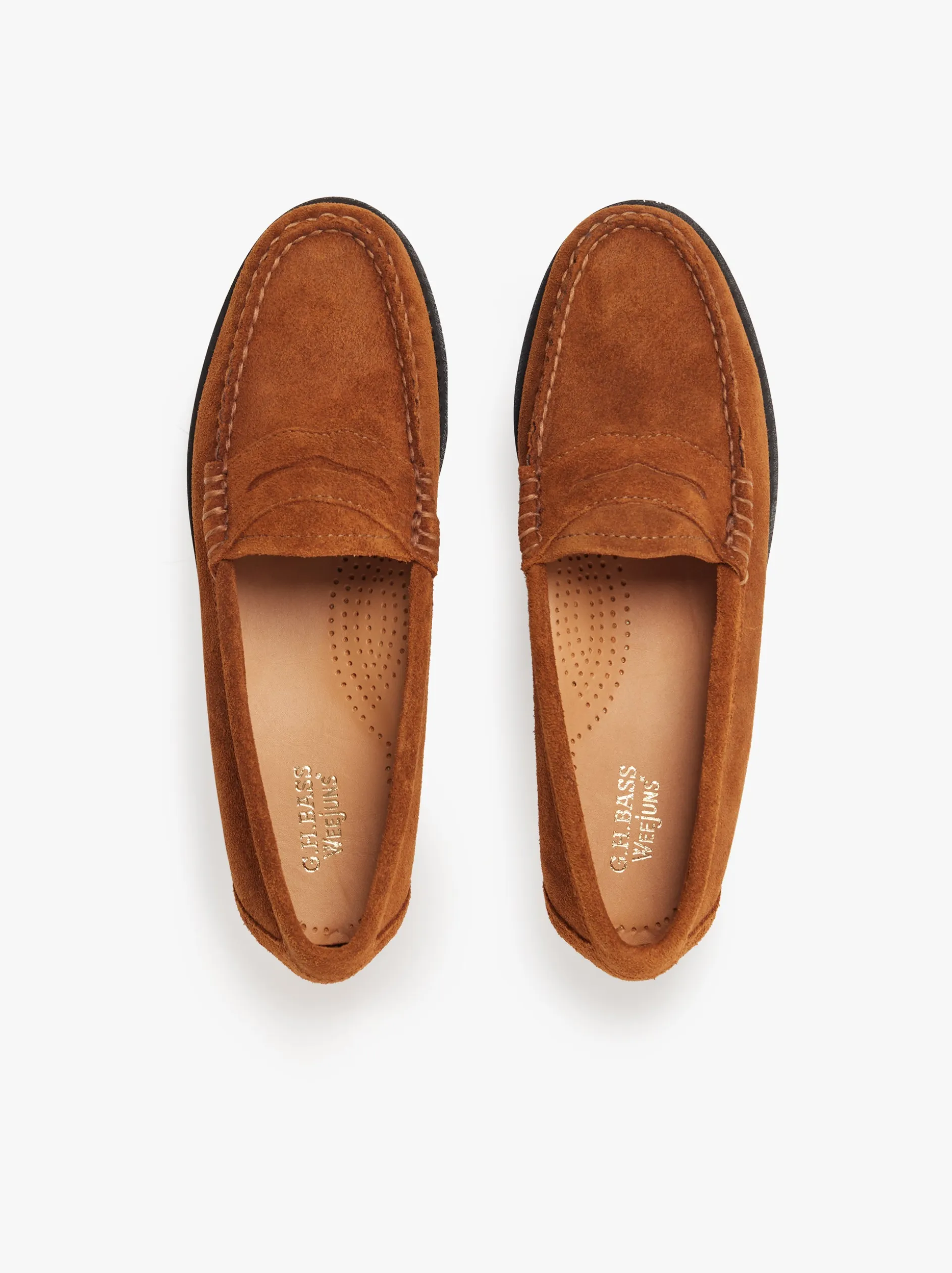 Weejuns Penny Loafers Mid brown suede