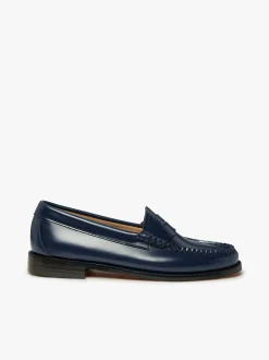 Weejuns Penny Loafers Navy Leather