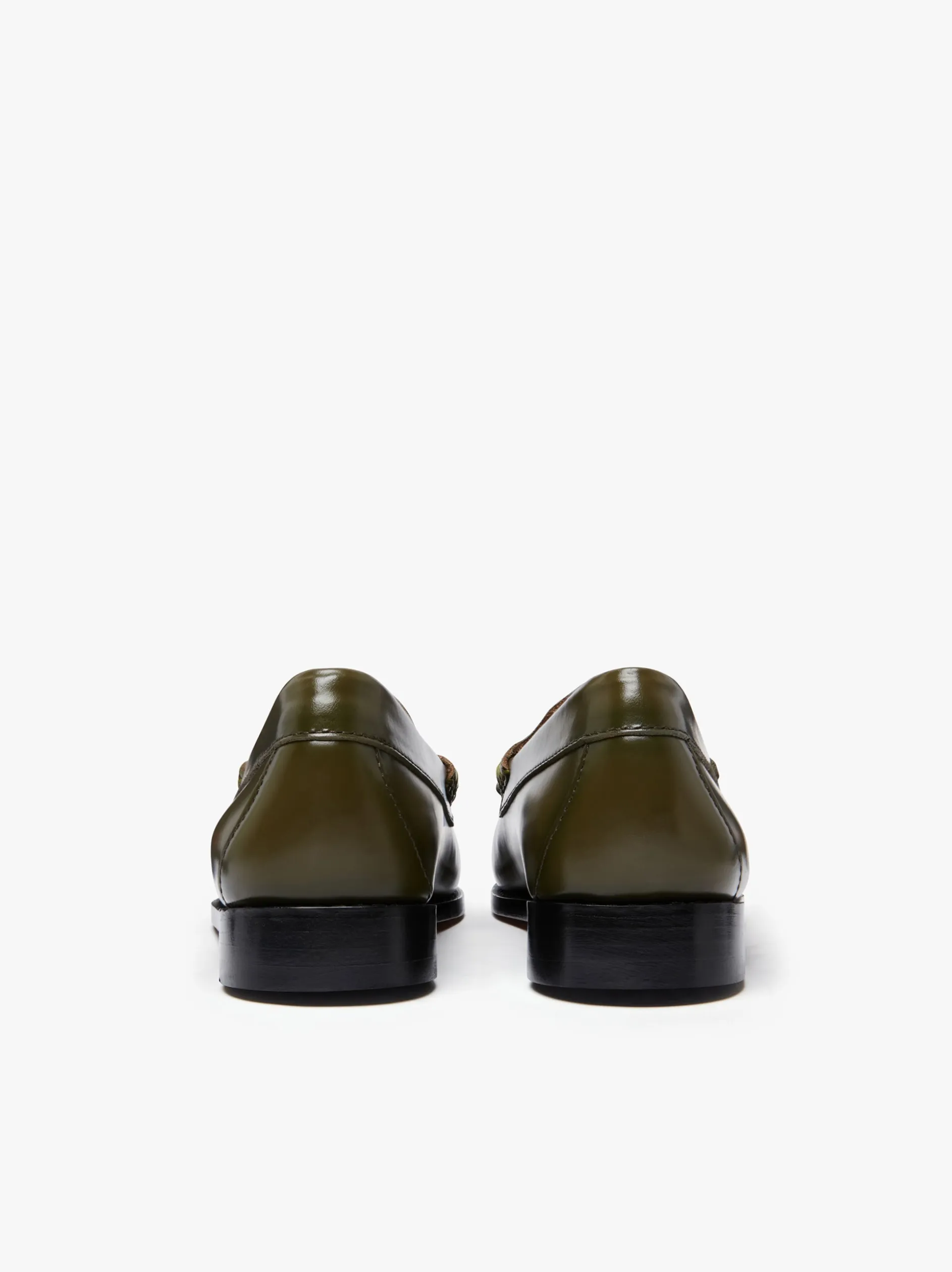 Weejuns Penny Loafers Olive green leather