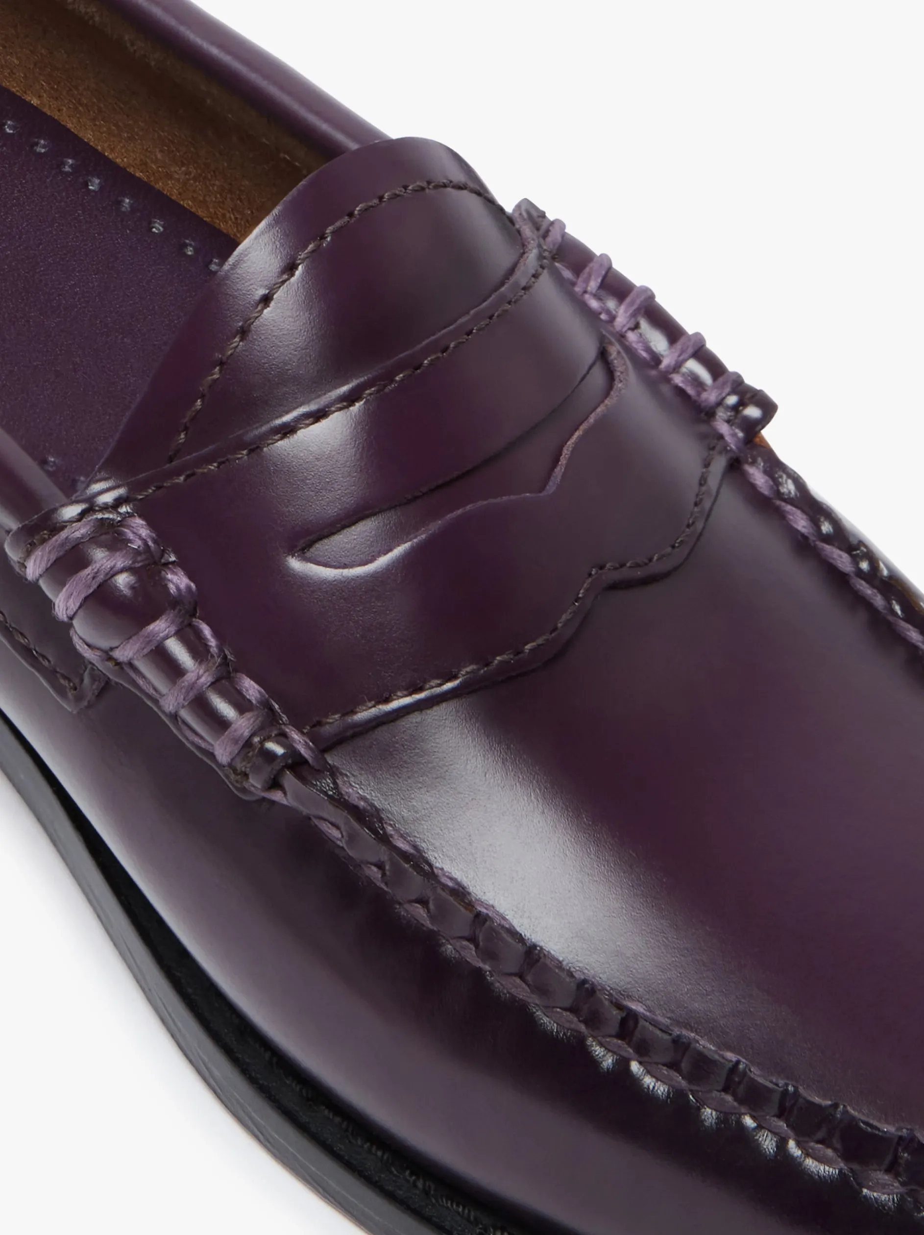 Weejuns Penny Loafers Plum leather
