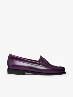 Weejuns Penny Loafers Purple Leather