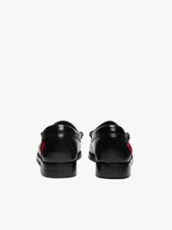 Weejuns Penny Love Loafers Red & Black Leather