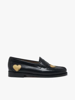 Weejuns Penny Love Loafers Black Leather