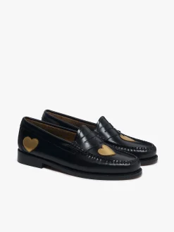 Weejuns Penny Love Loafers Black Leather