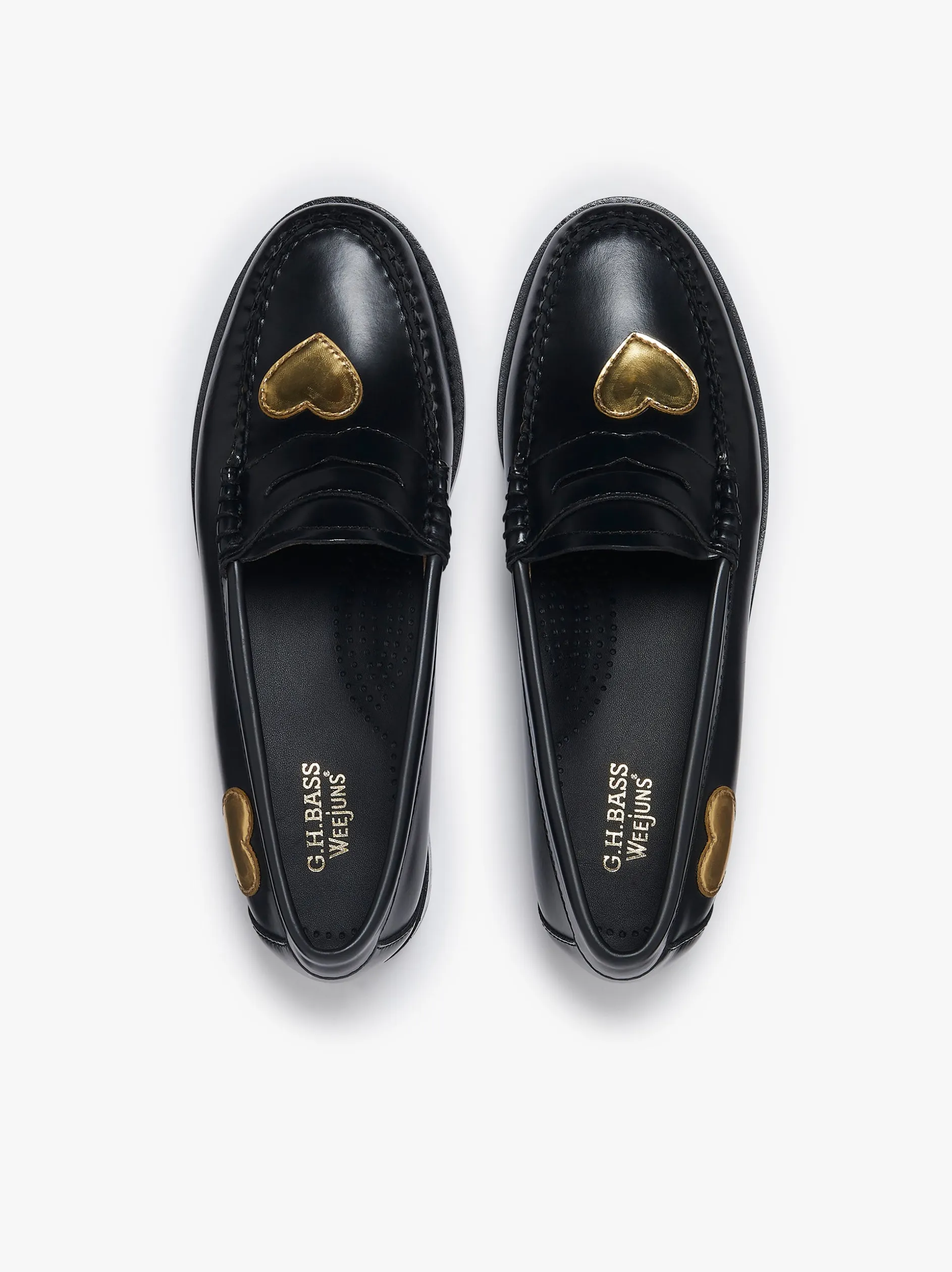 Weejuns Penny Love Loafers Black Leather