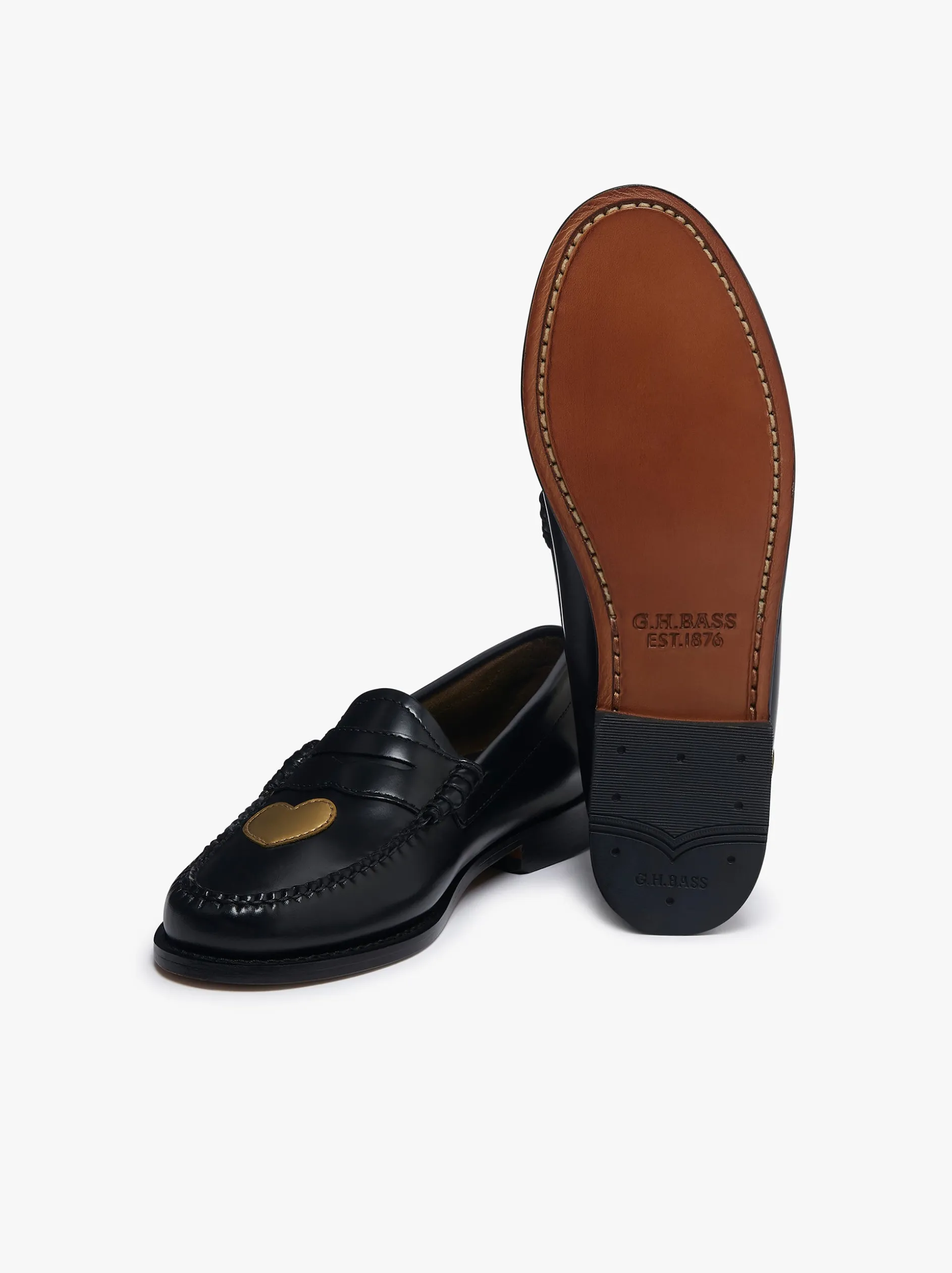 Weejuns Penny Love Loafers Black Leather