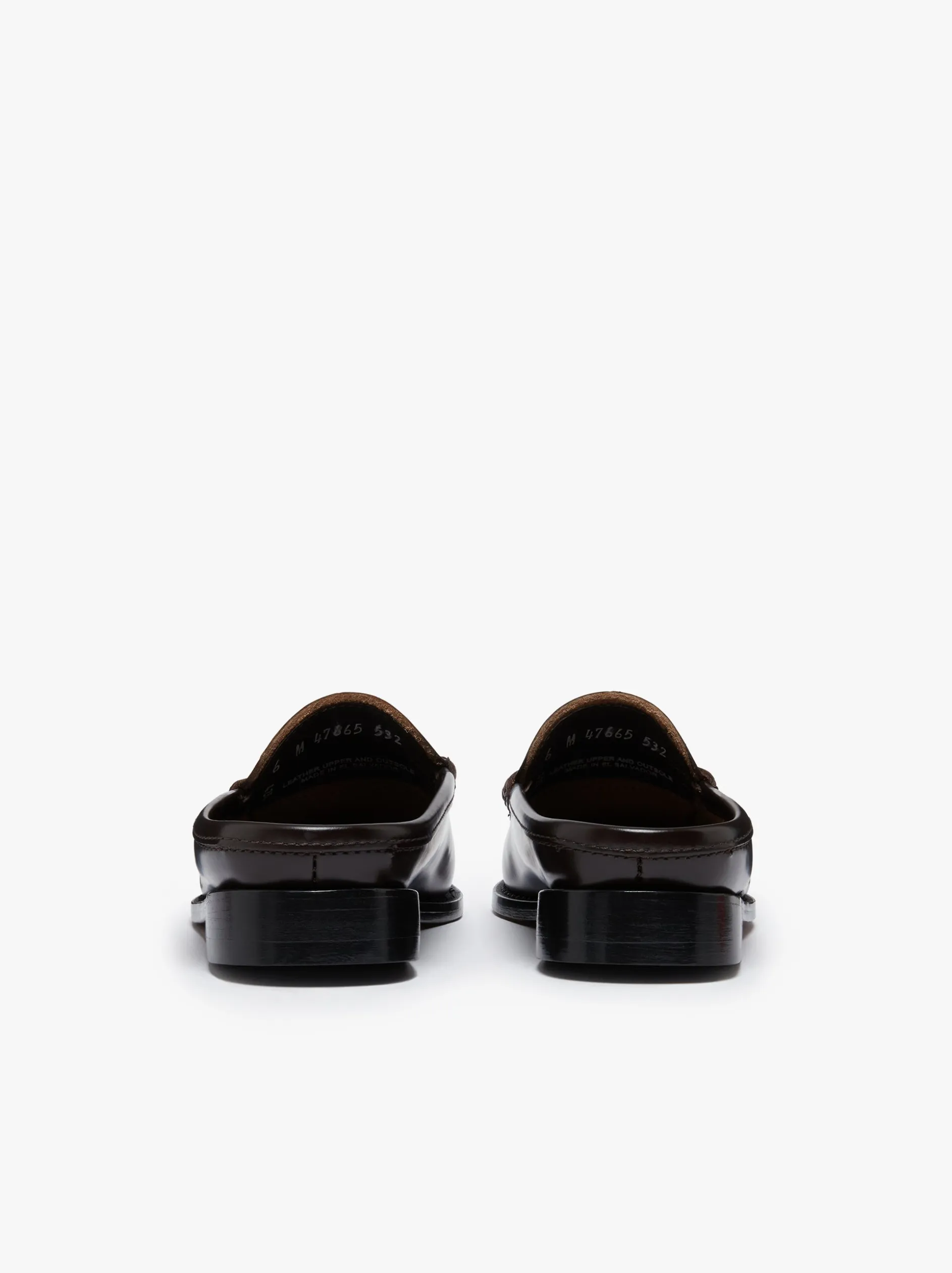 Weejuns Penny Slides Chocolate Leather