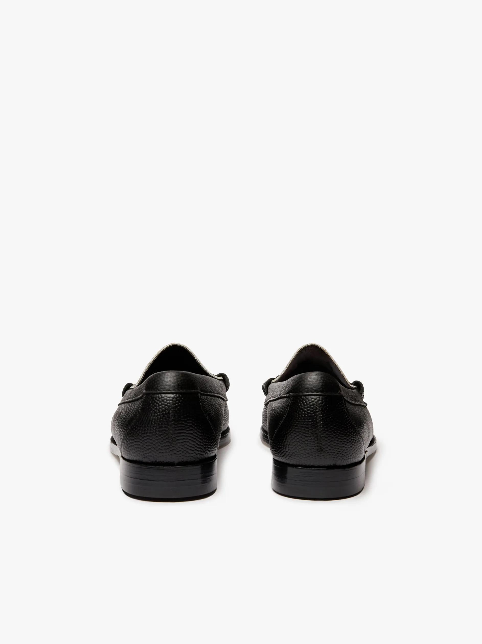 Weejuns Reigning Champ Larson Penny Loafers Black and white leather