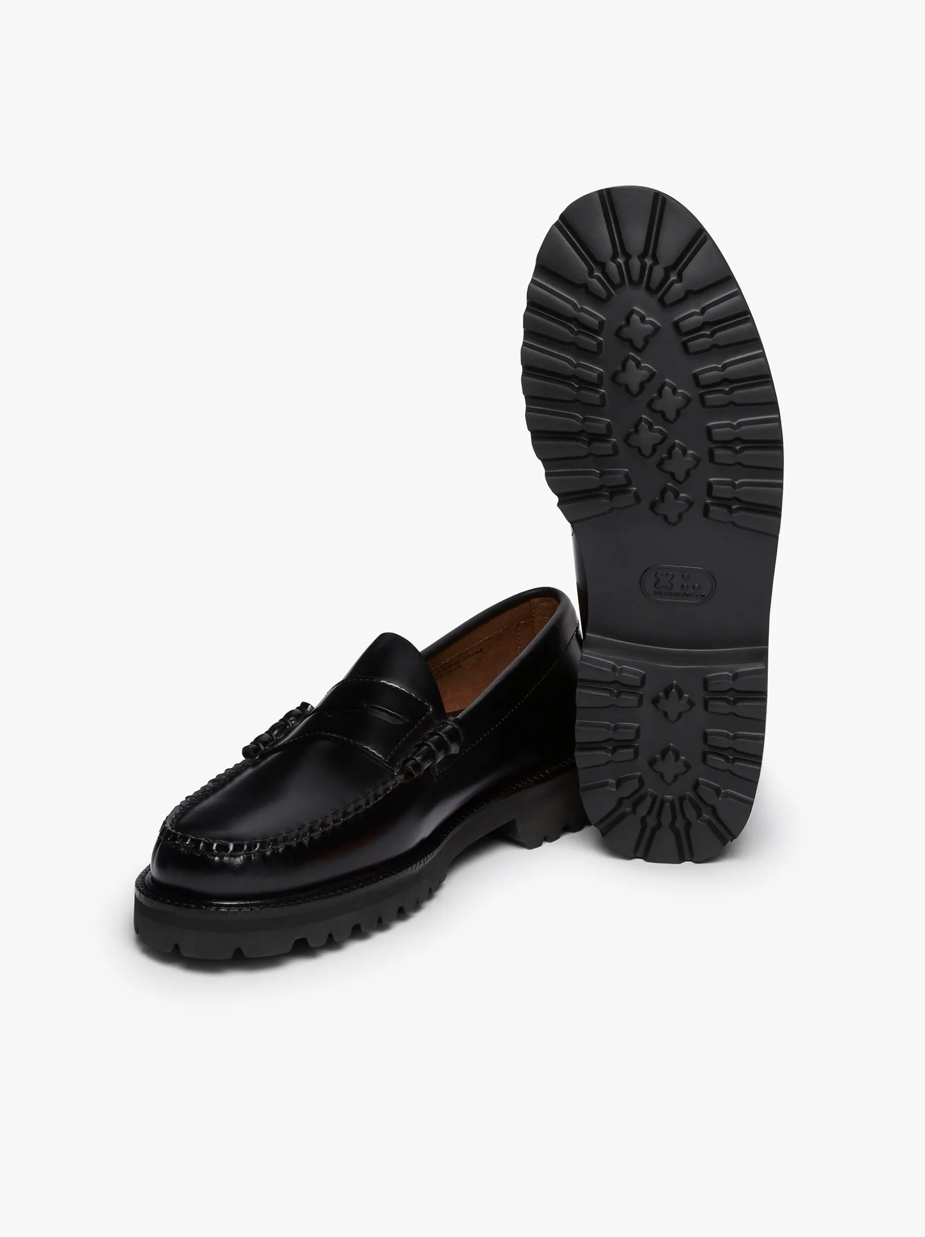 Weejuns 90s Larson Penny Loafers Black Leather