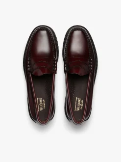 Weejuns 90s Larson Penny Loafers Wine Leather