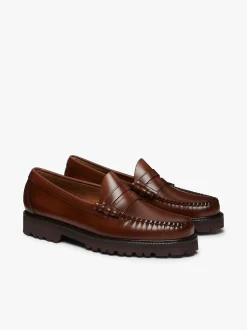 Weejuns 90s Larson Penny Loafers Brown Leather