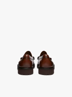 Weejuns 90s Larson Penny Loafers Brown Leather