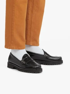 Weejuns 90s Larson Penny Loafers Black Leather