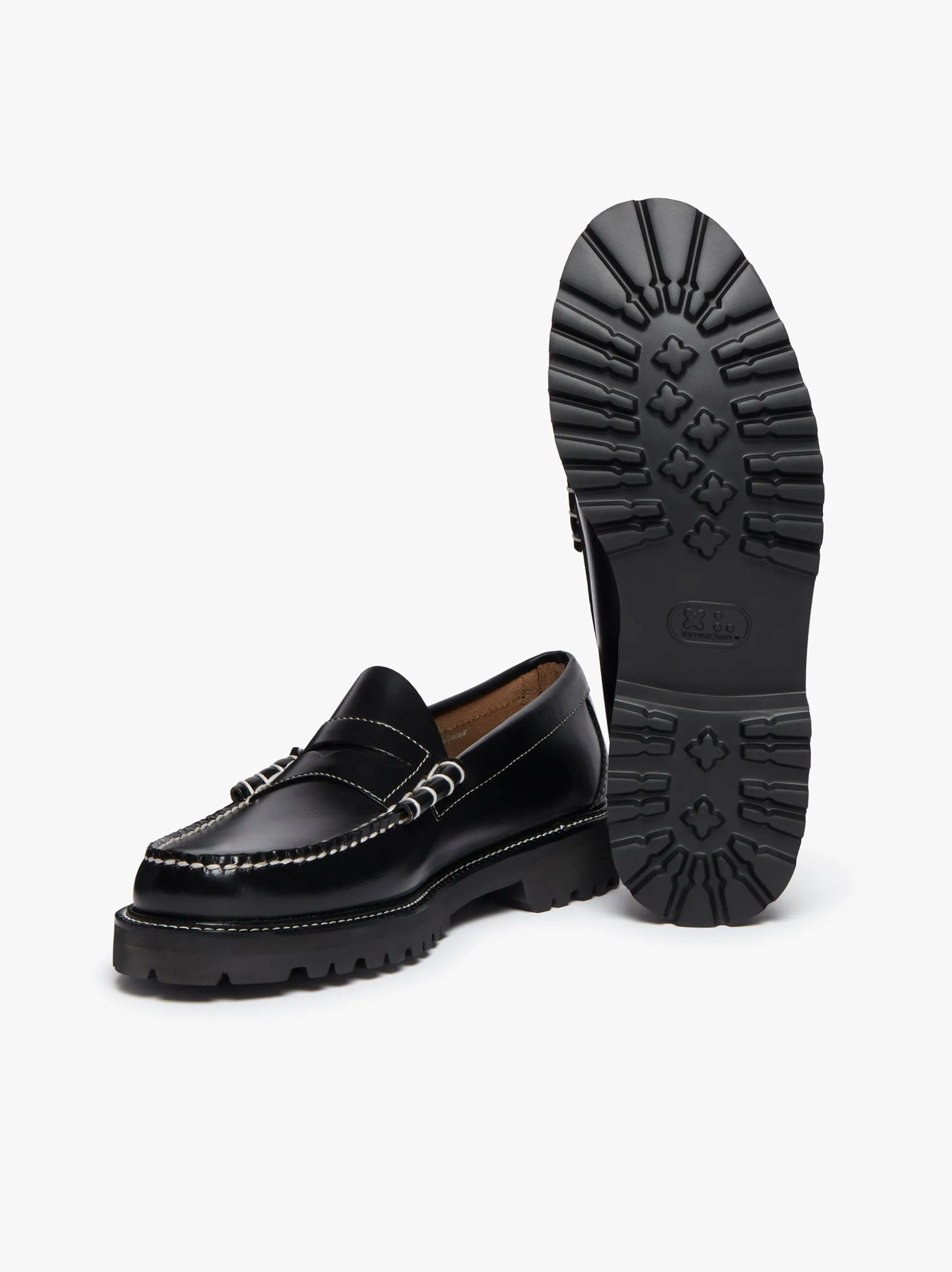Weejuns 90s Larson Penny Loafers Black Leather