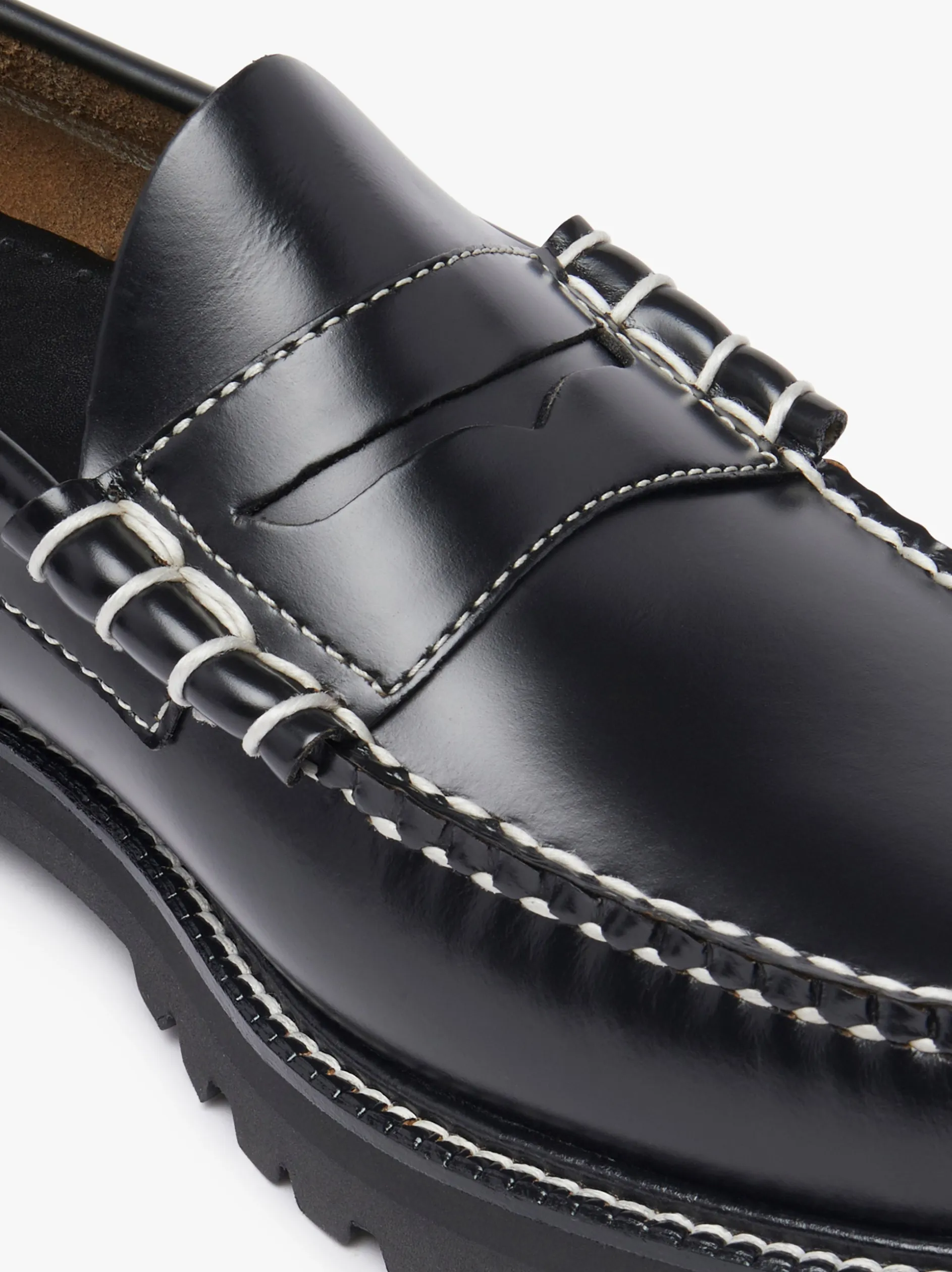 Weejuns 90s Larson Penny Loafers Black Leather