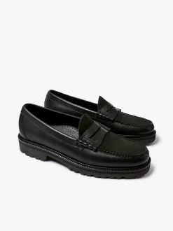 Weejuns 90s Larson Penny Loafers Black Leather